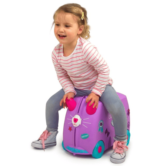 Dieťa sa vozí na kufri Trunki Mačka Cassie